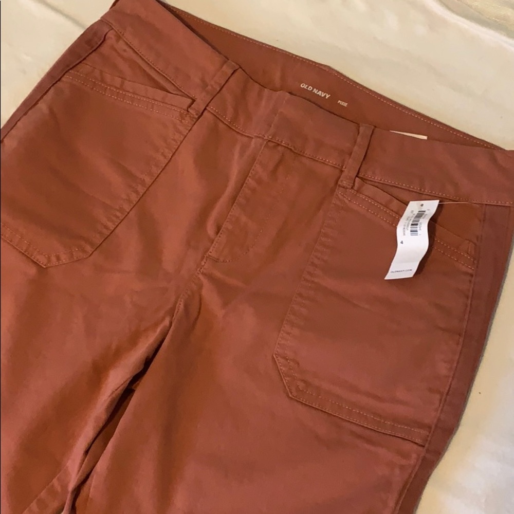 Old Navy Rose Pink Ankle Length Pants Sz 4